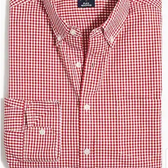 Mens J.Crew Slim 100% cotton non iron button down shirt - Picture 14 of 16